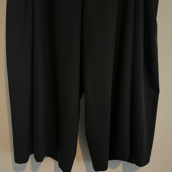 NWT Vince Pleated Front Wool Blend Culottes in Black Size 20 - Picture 7 of 15